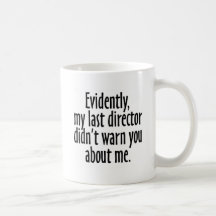 Director Warning Mug