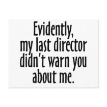 Director Warning