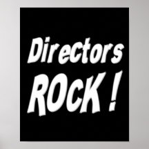 Directors Rock! Poster Print