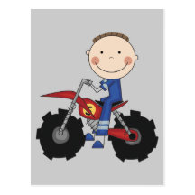 Dirt Bike - Boy Tshirts and Gifts Postcard