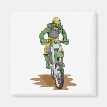 dirt bike extreme fridge magnet