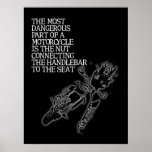 Dirt Bike Nut Motocross Funny Poster Humour posters