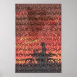 Dirt Bike Quote Poster 001 posters