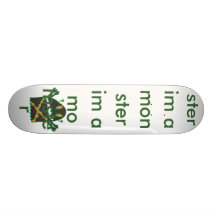 DIRT MONSTER.ai, im a monster im a monster im a... Skate Board Decks