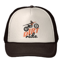 Dirt racing trucker hat