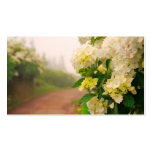 Dirt road and hydrangeas - Pocket calendar Business Card