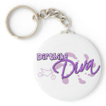 Dirtbike Diva Keychain