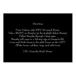 Dirty 30 Thirty Direction Card business cards