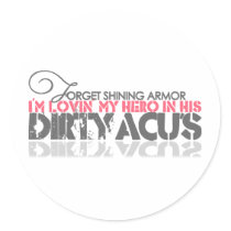 Dirty ACU's Round Stickers