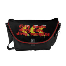 Dirty Beats red Commuter Bags