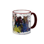 Dirty Border Ringer Mug