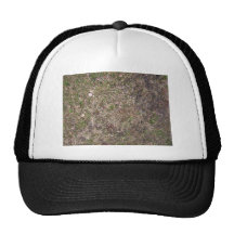 Dirty Brown Dry Grass Texture Mesh Hat