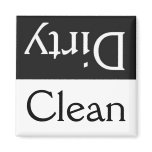 Dirty/Clean dishwasher magnet