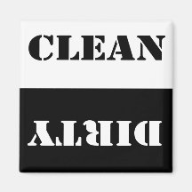 Dirty Clean Dishwasher Magnet