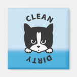 Dirty Clean Dishwasher Magnet - Cute