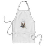 Dirty Day Dog Pee Humour aprons