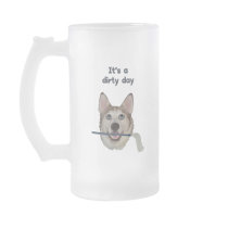 Dirty Day Dog Pee Humour Coffee Mug