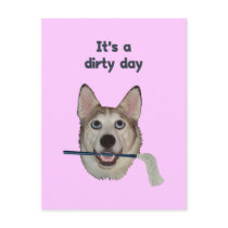Dirty Day Dog Pee Humour