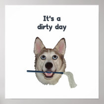 Dirty Day Dog Pee Humour
