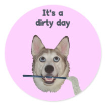 Dirty Day Dog Pee Humour