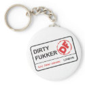 Dirty Fukker London Key Chain keychains