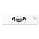 Dirty Hookers Fishing Team Logo Bumper Sticker