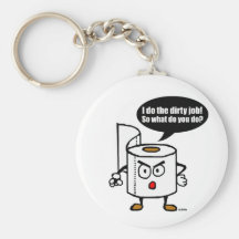 Dirty job key chain