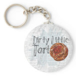dirty little tart keychains