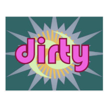Dirty Pink Splash Post Cards