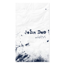 Dirty, Stained & Wrinkled Business Card