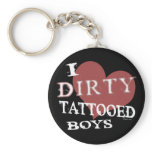 Dirty Tattooed Boys Keychain