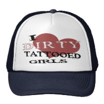 Dirty Tattooed Girls Hat hats