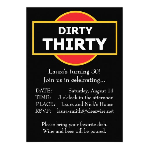 dirty-thirty-invitation-birthday-30-5-x-7-invitation-card-zazzle