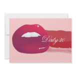 Dirty Thirty Sexy Birthday Party Invitation