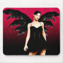 Dirty Wings Wicked Heart mousepads