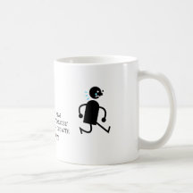 Dirty Word "Exercise" Coffee Mugs