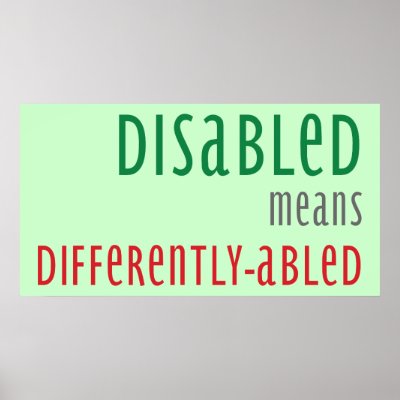 Disability Awareness Poster by inamar