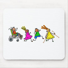 Disabled Kids Mouse Pad