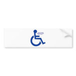 disabled sign bumper stickers