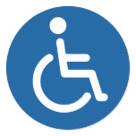 Disabled symbol stickers