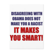 Disagreeing with Obama Post Cards