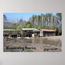 Disappearing America Print