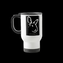 Disapproving Rabbits 2 Travel Mug mugs