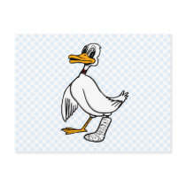 Disaster Duck Postcard