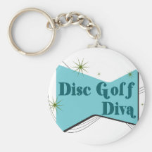 Disc Golf Diva Key Chain