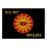 DISC GOLF HARDCORE GREETING CARDS