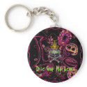 Disc Golf Hardcore keychains