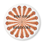 DISC GOLF HARDCORE magnets