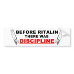 Discipline bumper stickers