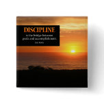 Discipline Motivational Button
